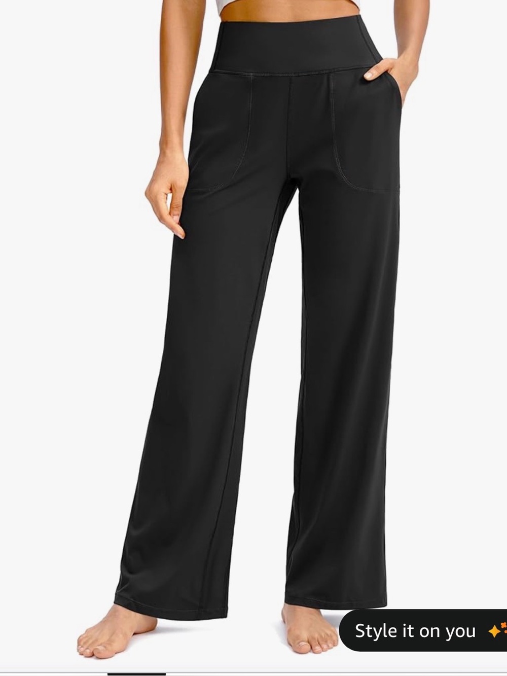 Soothfeel Wide Leg Pants For Women; Petite Small